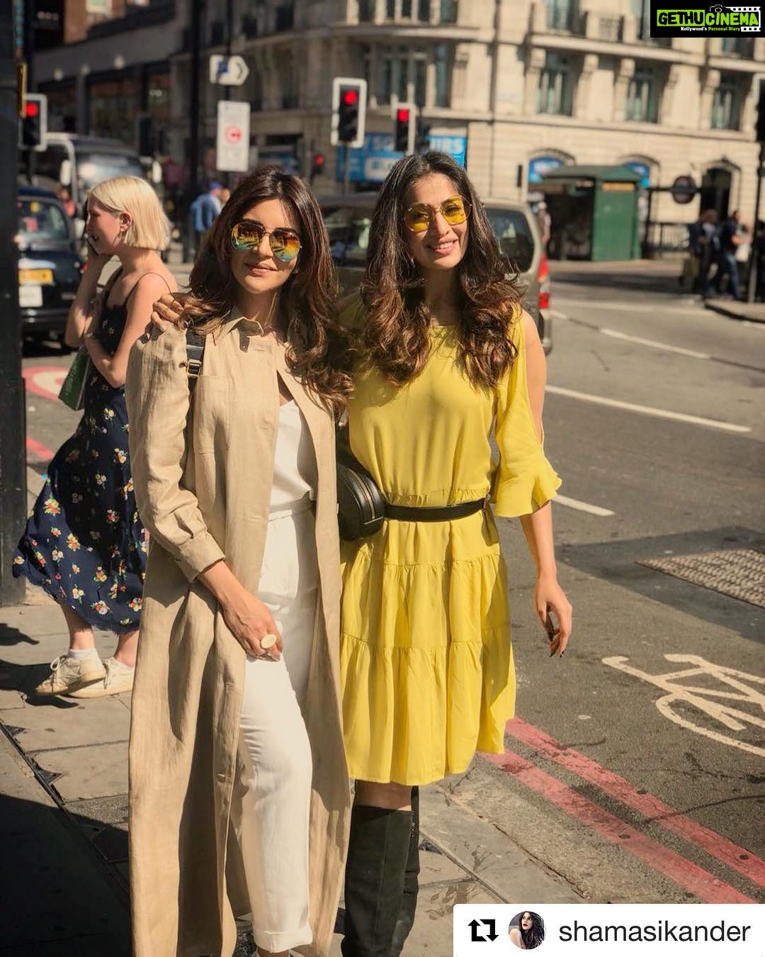 Raai Laxmi Instagram - Thank u sweetheart 😘😘😘 #Repost @shamasikander with @get_repost ・・・ Happy happy birthday gorgeous child @iamraailaxmi your beautiful soul reflects in your childlike smile thank you making me a part of ur celebration ... #london #londonfashion #girlfriendsbelike #girlpower #birthdaygirl #birthdayfun #friendshipgoals ❤️❤️ #abdilkisunn