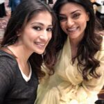 Raai Laxmi Instagram – Met this beautiful soul 😘💖 heart of gold I must say @sushmitasen47  had so much fun 💖sending u lots of love 😘💖 #girlpower 💪 #inspiration #love 💖