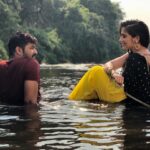 Raai Laxmi Instagram – Mind talk😀😋
With my co star @Actor_Jai #neeya2 #athirapillyfalls 🐍💫🌷🌹☘️