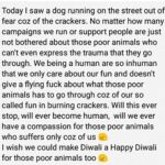 Raai Laxmi Instagram – ‪I witnessed it last night !😫I have 3 dogs being at home they were so petrified n shaken 🤢😡imagine the dogs on street ?😩when will this stop!?say no to crackers!poor dogs r suffering so much one person only can’t stop this!Plz help🙏‬