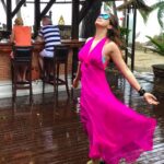 Raai Laxmi Instagram – I feel the rain , others get wet ! 😁💃😍❤️ #cuddleweather #loverains #lovingit ❤️❤️❤️❤️