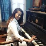 Raai Laxmi Instagram - Silent music looks like this 😀#piano #music P.S : anyone up for piano classes ?😜😋🤣 #yaar