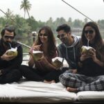 Raai Laxmi Instagram – Some pics can’t be captioned !!! My sweethearts 😘 #quality time with bestiess in God’s own country 😍✨😘 #houseboat #sailing #happiness #travel #beauty ❤️❤️❤️❤️❤️