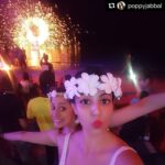 Raai Laxmi Instagram – #Repost @poppyjabbal
・・・
When life is good !!!!
#party #partyshoes #fireworks #newyear #wreath #girlpower #beach #beautiful #kohsamui #holiday #traveldiaries #celebrate #arkbarbeachresort #newyearparty #dance #life #music #magic #merry with @iamraailaxmi