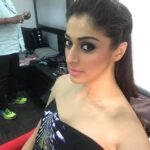 Raai Laxmi Instagram – Some serious make over happening look behind my makeup artist is just not giving up with as all the new products he bought 😂 @pravinbanker 😍 I like it 😍