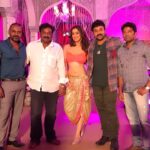 Raai Laxmi Instagram – The lovely team who made me feel home away from home 😘#chiranjeevi sir n the team of #KhaidiNo150 #exclusive 🙏✨❤️😘