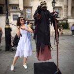 Raai Laxmi Instagram – This is what happens !!!⛏ when a devil can’t recognise another devil 😝👽👹😈👻😂 #kanchana #aranmanai #sowcarpettai lol😂😋😝#loving it #londonlife #london have a great day guys mwahhh 😘❤️