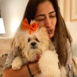 Raai Laxmi Instagram - My fluffy ball 😍🤩😘💞 #mymottubaby #soadorable 😘❣️