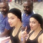 Raai Laxmi Instagram – And it begins ! On a roll once again with @offl_Lawrence 💃💃💃 will surely be a treat to all my fans #kanchanapair 😁 #excited 💃📽