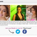 Raai Laxmi Instagram – It’s always ur love n admiration which makes me be part of #TimesMostDesirablewomen every year in a better spot😘❤️ thanks a million luvlies u guys surely make me feel special each time #fans #love #julie2 #SardaarGabbarSingh #vote #2015 
#timesmostdesirablewomen ❤️😘 http://ww.itimes.com/times-polls/chennai-times-most-desirable-women-2015-tamil