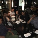 Raai Laxmi Instagram - Fine dine with my gang !!! Ate like a pig 🙈 it was a fun evening 🍴🍷🍹🍰🍗🍤