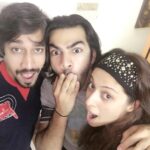 Raai Laxmi Instagram – Born actors in the house 😜😆