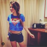 Raai Laxmi Instagram - My fav superman t-shirt 😍