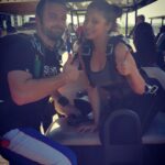 Raai Laxmi Instagram – Just before the skydive #dubai ✈️