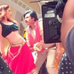 Raai Laxmi Instagram – With #pk for #sardargabbarsingh😎 👍