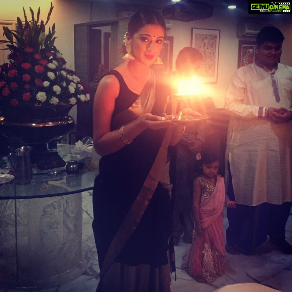 Raai Laxmi Instagram - #Diwali #celebration #sweets #devilakshmimata #colourful #lights #happydiwali God bless 😇💥