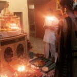 Raai Laxmi Instagram - Lakshmi puja with family n friends 😊 #Diwali #festive #happydiwali #lights #colourful #sweets #celebration #devilakshmimata bless u all 😇🙏🏻😘❤️