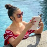 Raai Laxmi Instagram – If it involves Sky , Water , interesting book & me time count me in 😉❤️ that makes my perfect Sunday 😇❤️