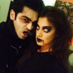 Raai Laxmi Instagram - My Halloween partner 2 patients 😅😈💋