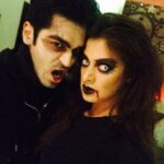 Raai Laxmi Instagram – My Halloween partner 2 patients 😅😈💋