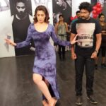Raai Laxmi Instagram – Right from the sets of #bangaloredays #remake #tamil 👍😁 had a great shoot but exhausted to the core dancing the whole day  and it’s a wrap now 💃😁