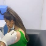 Raai Laxmi Instagram – I really have trypanophobia!!! 💉💉getting injected is a big deal for me 🤯💉🙈😂 but I did it 💪💃🏻 yay…. (Don’t laugh)😑🤫🙈😅 
#covid_19 #vaccinationdone✔️ ❤️