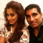 Raai Laxmi Instagram – Happened to meet Mukesh ji 😊 super fun 😀