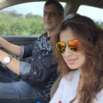 Raai Laxmi Instagram – With my hero #my world #dadda 😘😘😘😁❤️