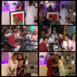 Raai Laxmi Instagram - Wonderful night with bunch of close friends non stop masti pre #Eid dinner party guess I got a beautiful painting of #MFhusain 😳😁 thanks a ton ajay ji for such precious one will always stay close to my heart n thanks to all my bestiesss for making this night special love u guys 😘 @shwetashivvyaa ur the only 1 missing in the pic😳chalo let's consider u as invisible 😝😂😘even @hanifhilal 😳