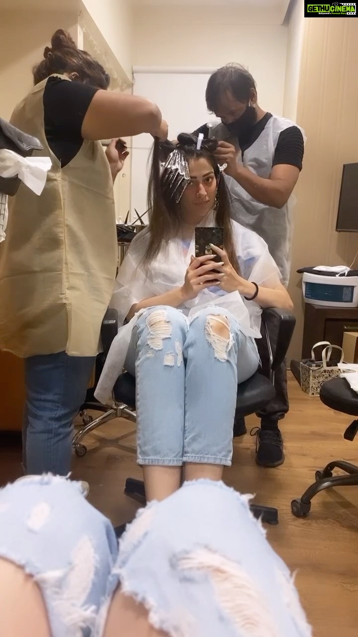 Raai Laxmi Instagram - My lockdown relief šš had forgotten my grooming days š¤£š š feels good to be back ššš #newlook š„° wat do u think ? Like my new look ?šš #hairdo #grooming #styleoftheday #styling #reels #justgoforit #newhairdo #haircut #loveit š„°