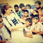 Raai Laxmi Instagram - Throwback my birthday celebrations with these little kids ☺️☺️☺️ best time of my birthday 😁