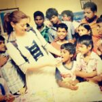 Raai Laxmi Instagram – Throwback my birthday celebrations with these little kids ☺️☺️☺️ best time of my birthday 😁
