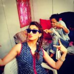 Raai Laxmi Instagram - First day masti on the sets #girlscanneverchange😝😀 #funnyposers 😘