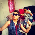 Raai Laxmi Instagram - First day masti on the sets #girlscanneverchange😝😀 #funnyposers 😘