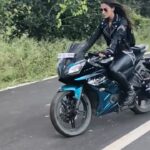 Raai Laxmi Instagram - Biking gives me wings 🦋🏍 #slowmotion #shootlife #biker #reels #lovebikes #happyweekend #bikes #action #loveit ❤️