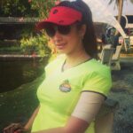 Raai Laxmi Instagram – Star challenge show coming soon on #flowersTV #malayalam👍😁 sorry not allowed to take part in any activity today bcoz I m injured 😫#ihateu #injury #goaway 👊