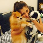 Raai Laxmi Instagram – Miss my babies 😔 LUVI n LOVE #myhappiness 😘😘😘