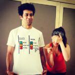 Raai Laxmi Instagram – Look wats written on his T.Shirt 😄😂🙈lol