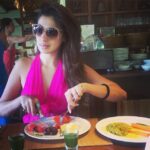 Raai Laxmi Instagram - Morning luvlies all the way from the beautiful world 😍#day2 breakfast #organicfruits #healthy #dryfruits #wheatgrass shots #lifeisbeautiful cheers muahhh 😘😘😘