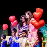 Raai Laxmi Instagram – Charityshow walking for Sashi #100heartsyrgery #adorable kids 😘#feelsgreat 😁👍