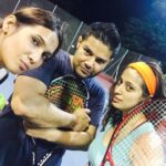 Raai Laxmi Instagram - Wat a tough match it was 😰 😂burnt some calories Atleast 😁#love #sports #tennis