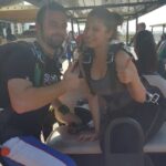 Raai Laxmi Instagram – My #lifeguard !!! I was Completely depended on him 😜😁#skydive