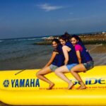 Raai Laxmi Instagram - In adventure mood ! #watersports # banana ride# bestieeesss #out of the world 💃💃💃💃