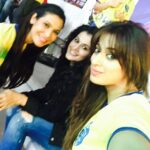 Raai Laxmi Instagram - We were told without selfiess the match won't start 😂🙈😜😀 kidding.... 💃💃💃⚽️