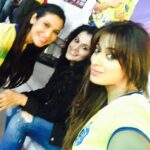 Raai Laxmi Instagram – We were told without selfiess the match won’t start 😂🙈😜😀 kidding…. 💃💃💃⚽️