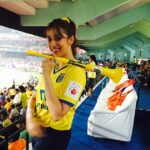 Raai Laxmi Instagram - Masti !!! #ISL #keralablaters home ground match #superfun #friends 😘😘😘💃💃💃