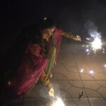 Raai Laxmi Instagram - Diwali celebration 💥love bursting crackers! Just found this clip 😁💃💃💃