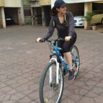 Raai Laxmi Instagram – U know why I was all smiling ?Was very happy to c my 1 of my neighbor also going for a early ride 😳😁 unlike someone who always promises me to join in her dream world 😜😜😜