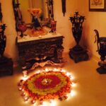 Raai Laxmi Instagram - Entrance #decor 😍happy diwali 😘😘😘