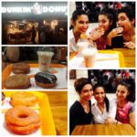 Raai Laxmi Instagram - Crazy girls going mad over donuts !#yummy#fun#laugh# newinmumbai#enjoying#madness#DunkinDonuts😘👌👌👌